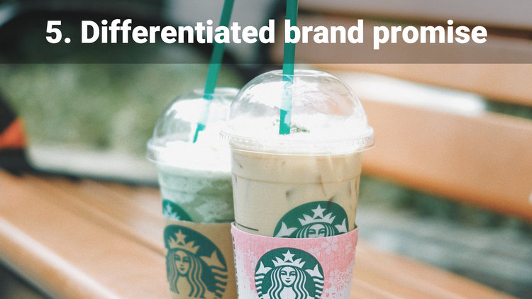 Differentiated brand promise